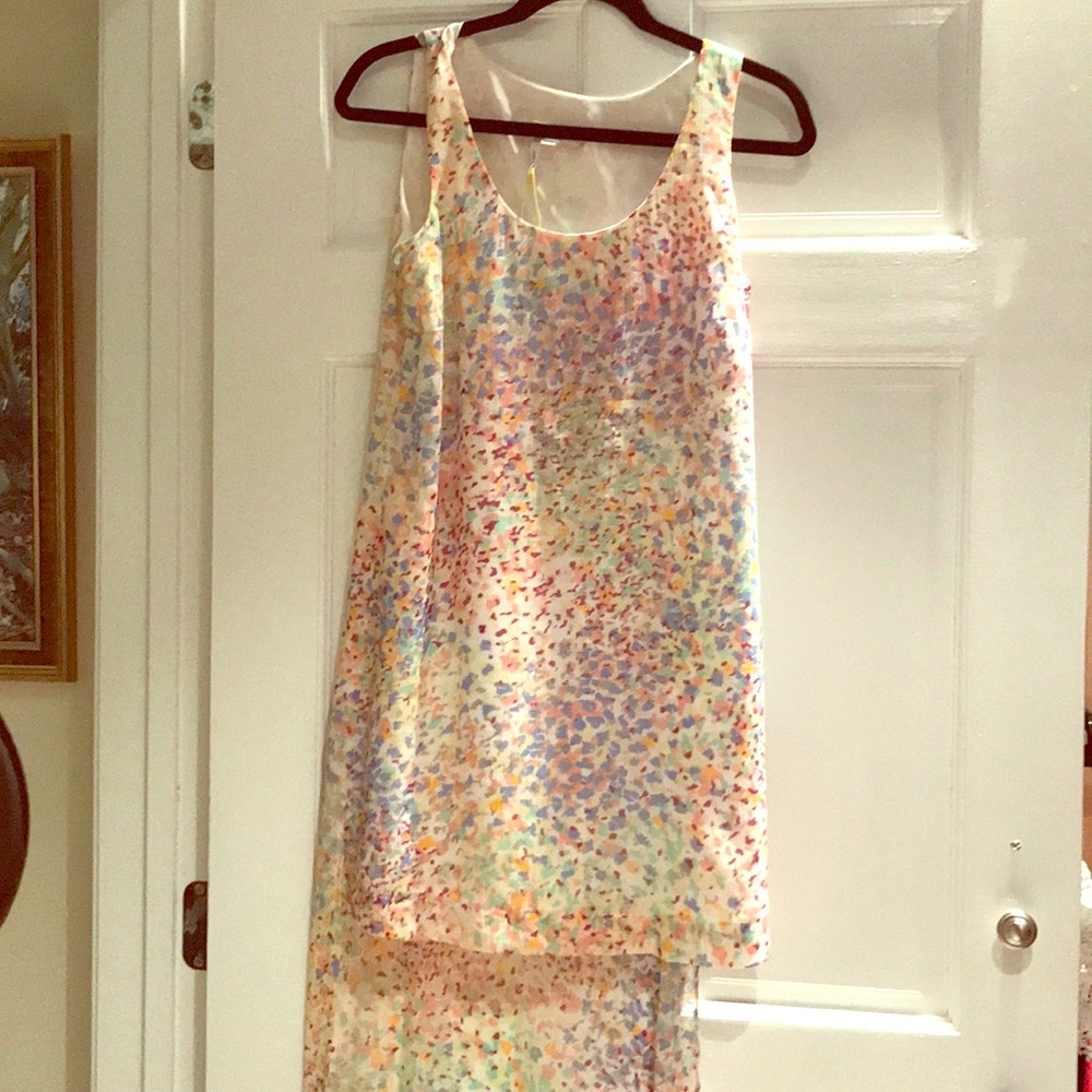BCBG XS high low dress